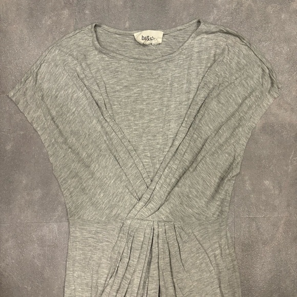 BA&SH Tisha Twisted T-shirt Dress Short Sleeve Midi‎ Size XS - Picture 6 of 12